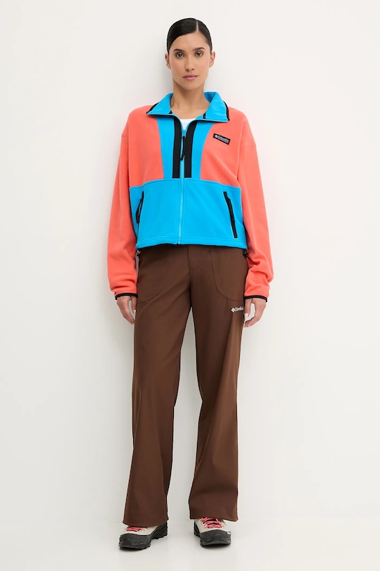 Fleecová mikina Columbia Backbowl II FZ Fleece 2092163 modrá AW25