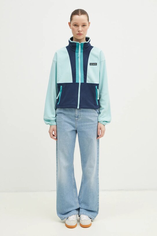 Флісова кофта Columbia Backbowl II FZ Fleece 2092163 бірюзовий