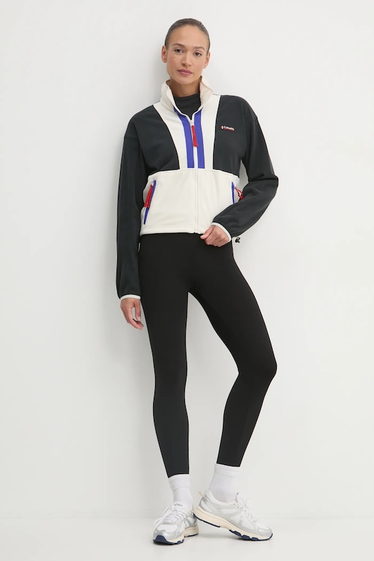 Flis pulover Columbia Backbowl II FZ Fleece 2092163 črna AW25