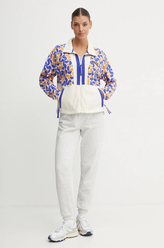 Dukserica od flisa Columbia Backbowl II Printed FZ 2098513 bež AW24