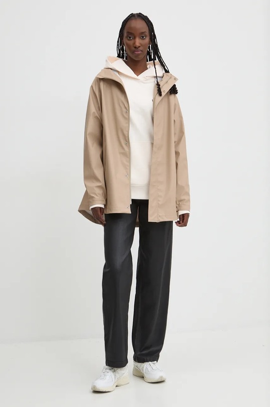 Tommy Jeans bluza bawełniana DW0DW18760 beżowy AW24