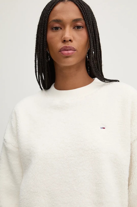 Tommy Jeans bluza polarowa beżowy DW0DW18770