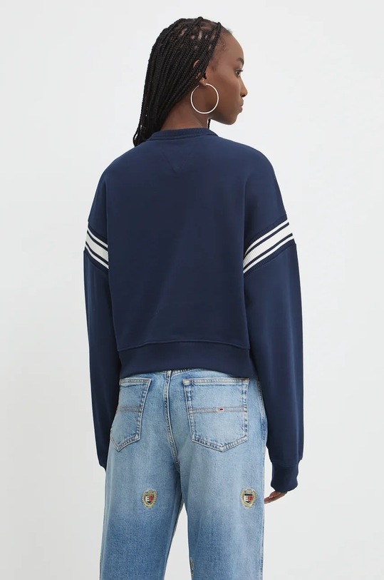 Îmbrăcăminte Tommy Jeans hanorac de bumbac DW0DW18772 bleumarin