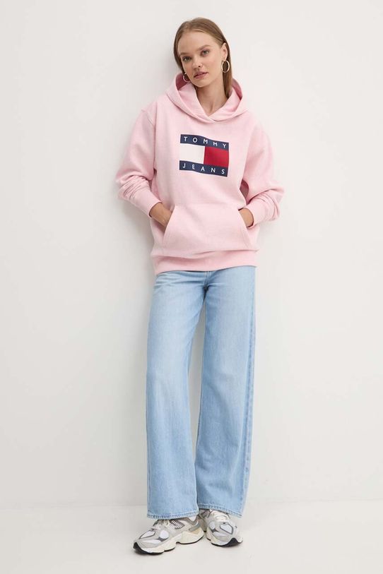 Кофта Tommy Jeans DW0DW19047 рожевий AW24