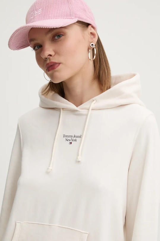 Tommy Jeans bluza beżowy DW0DW19712