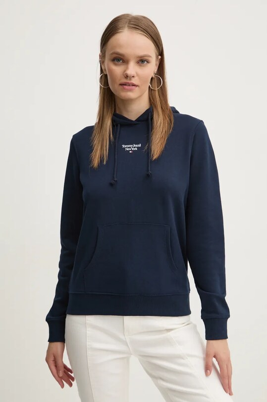 Tommy Jeans bluza uni bleumarin DW0DW19712