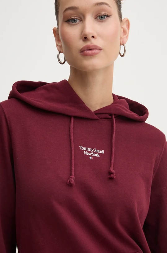 Tommy Jeans bluza bordowy DW0DW19712