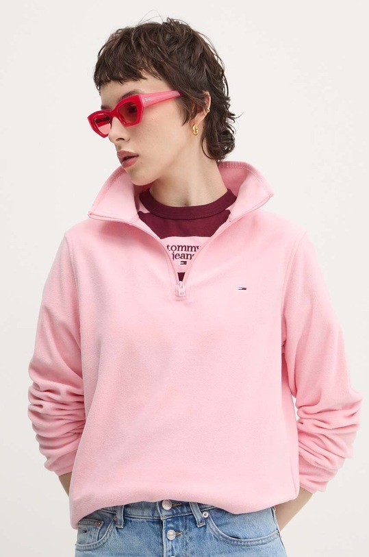 Tommy Jeans bluza pozostałe różowy DW0DW19751
