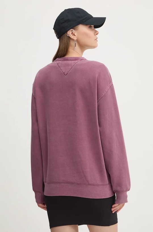 Odzież Tommy Jeans bluza DW0DW19824 różowy
