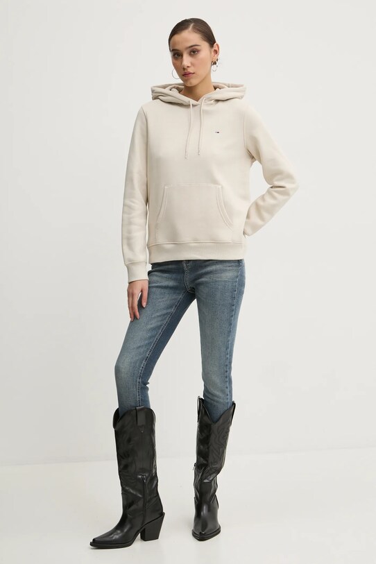 Tommy Jeans bluza DW0DW19958 beżowy SS25