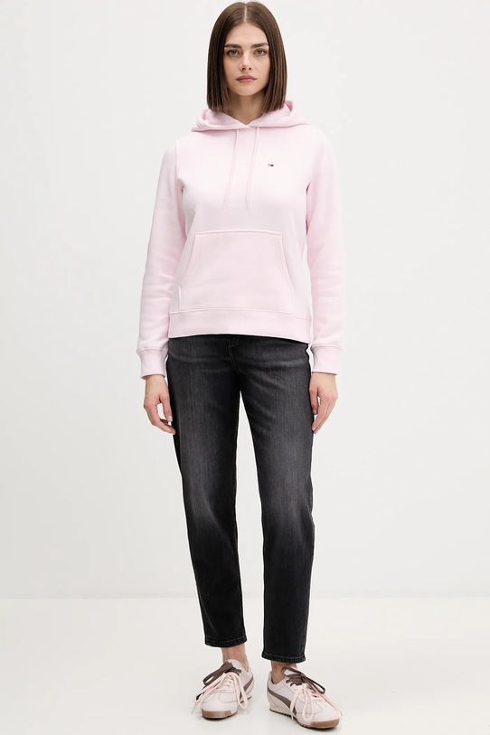 Dukserica Tommy Jeans DW0DW19958 roza AW25