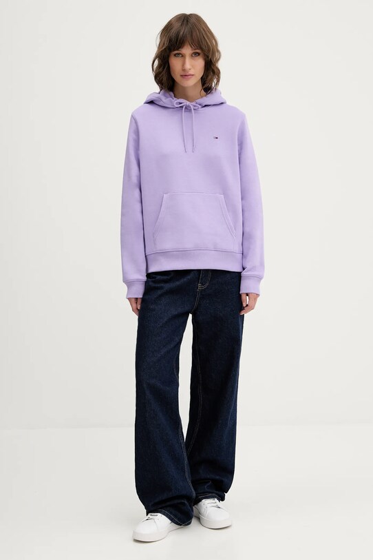 Tommy Jeans bluză DW0DW19958 violet SS25