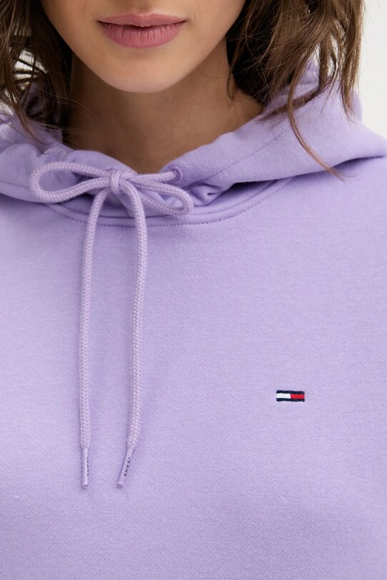 Tommy Jeans bluză DW0DW19958 violet