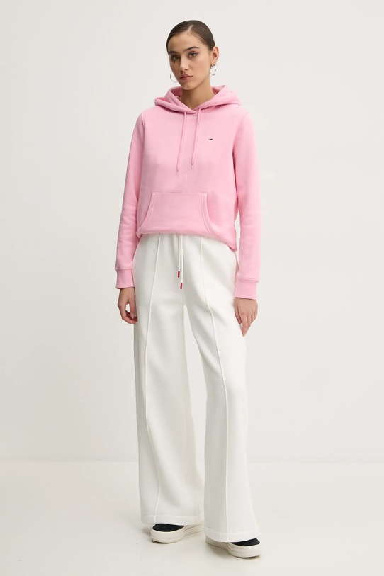 Mikina Tommy Jeans DW0DW19958 růžová SS25