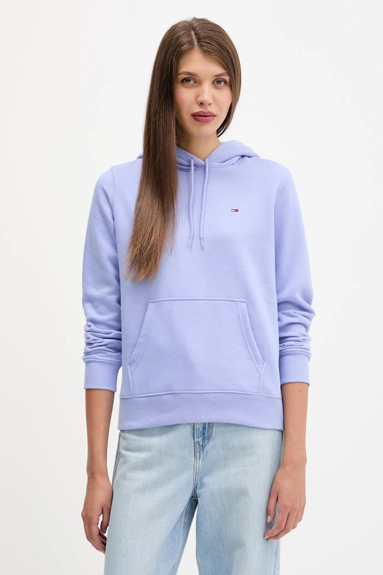 Tommy Jeans felpa con violetto DW0DW19958