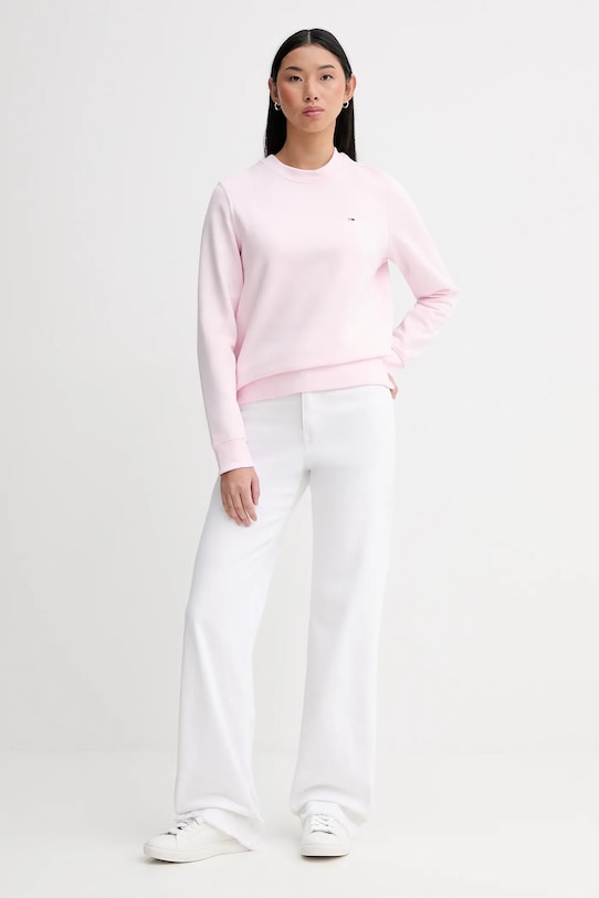 Tommy Jeans bluza DW0DW19959 różowy AW25