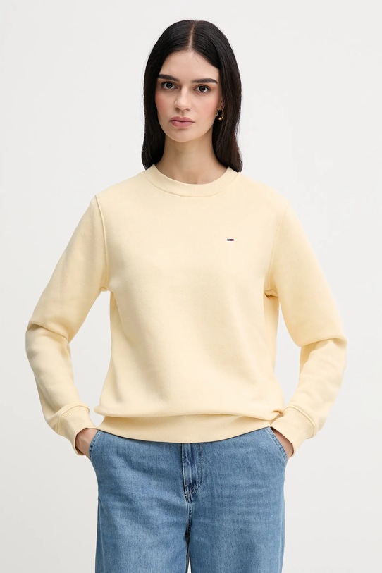 Tommy Jeans felső sima bézs DW0DW19959