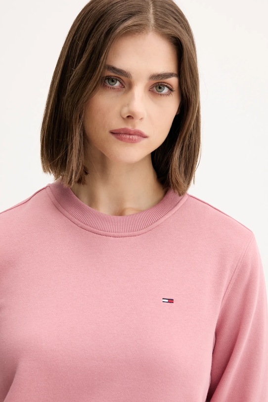 Mikina Tommy Jeans růžová DW0DW19959