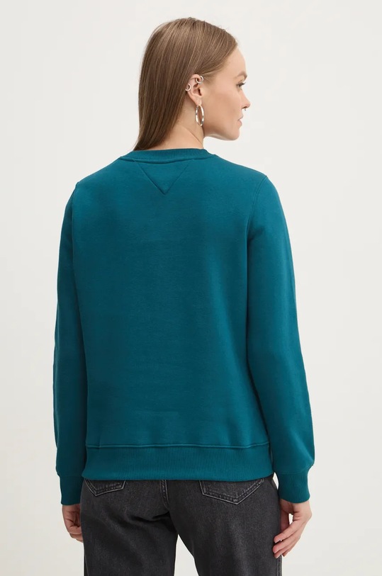Odzież Tommy Jeans bluza DW0DW19959 turkusowy