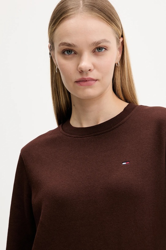 Tommy Jeans bluza brązowy DW0DW19959