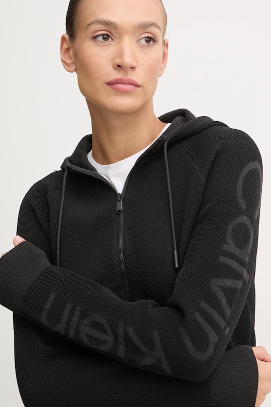 Tepláková mikina Calvin Klein Performance černá 00GWF4J400