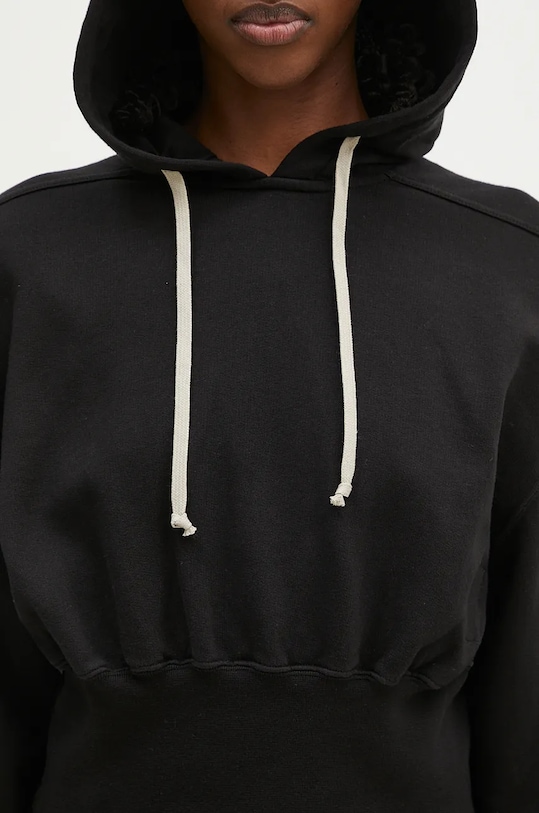 Rick Owens cotton sweatshirt Tatlin Hoodie black DS02D2220.FP