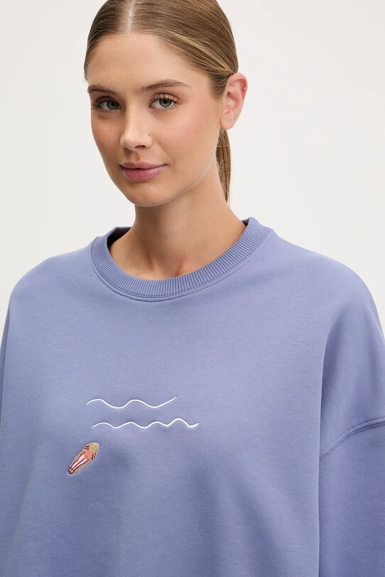 Tepláková mikina JOYINME Wave fialová Bluza.Wave
