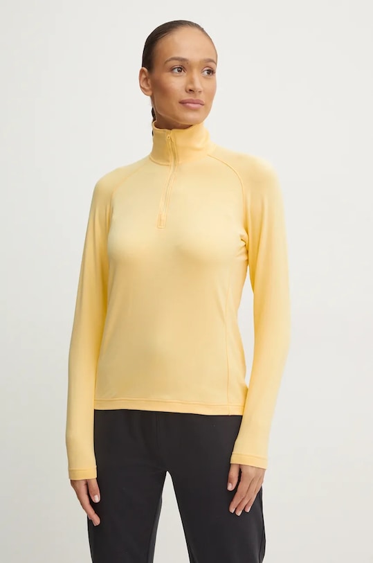 Спортивна кофта Helly Hansen Verglas з еластаном жовтий 62965