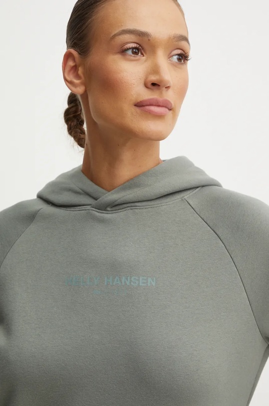 Helly Hansen felpa COTTTON FLEECE verde 54161