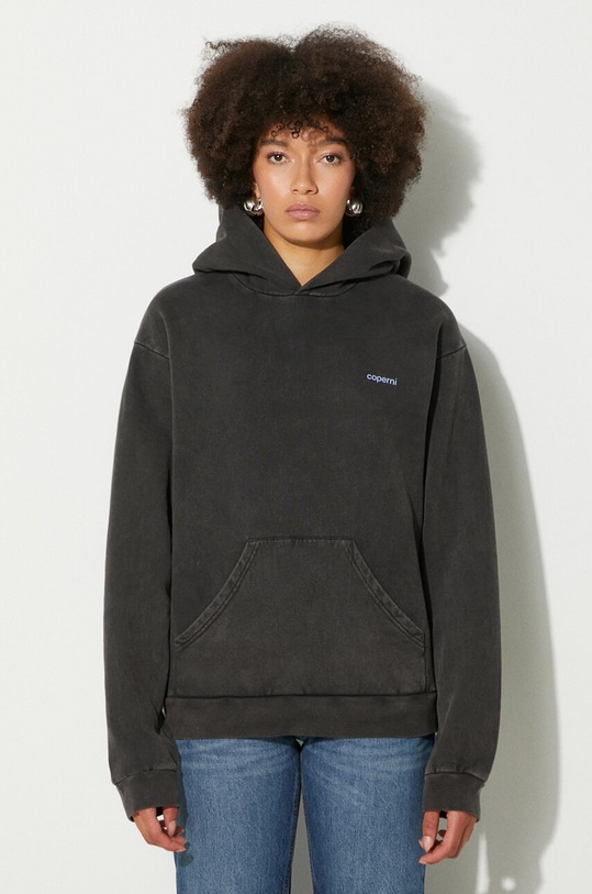 Coperni bluza Washed Horn Hoodie altele negru COPJS15BIS523W