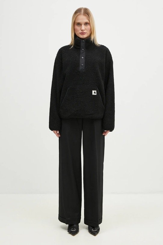 Carhartt WIP fleece sweatshirt Elliot High Neck Liner I032241.00EXX black