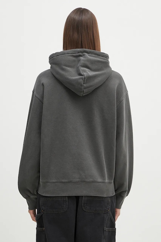 Oblečení Bavlněná mikina Carhartt WIP Hooded Nelson Sweat I032741.87GD šedá