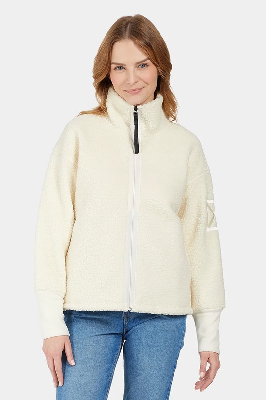 Didriksons bluza MELLA bez kaptura beżowy 505446