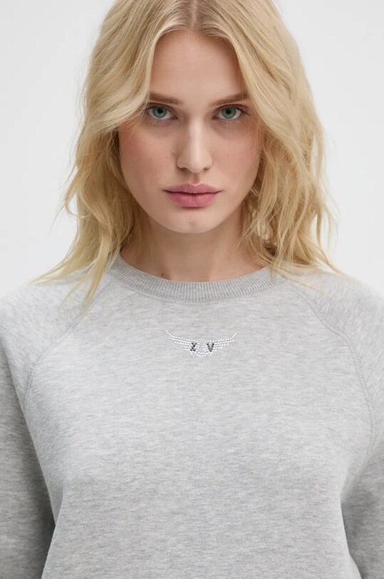ZADIG&VOLTAIRE bluza gri JWSS00606