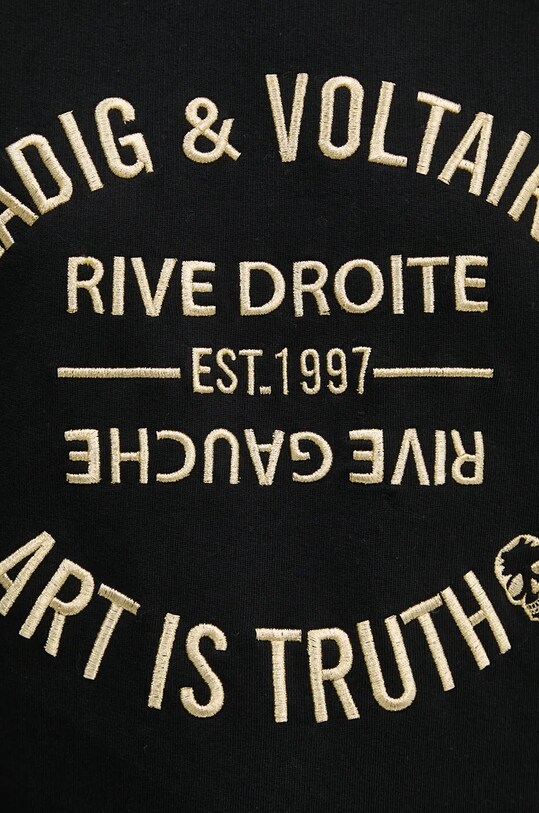 Bavlnená mikina ZADIG&VOLTAIRE JWSL00001 čierna