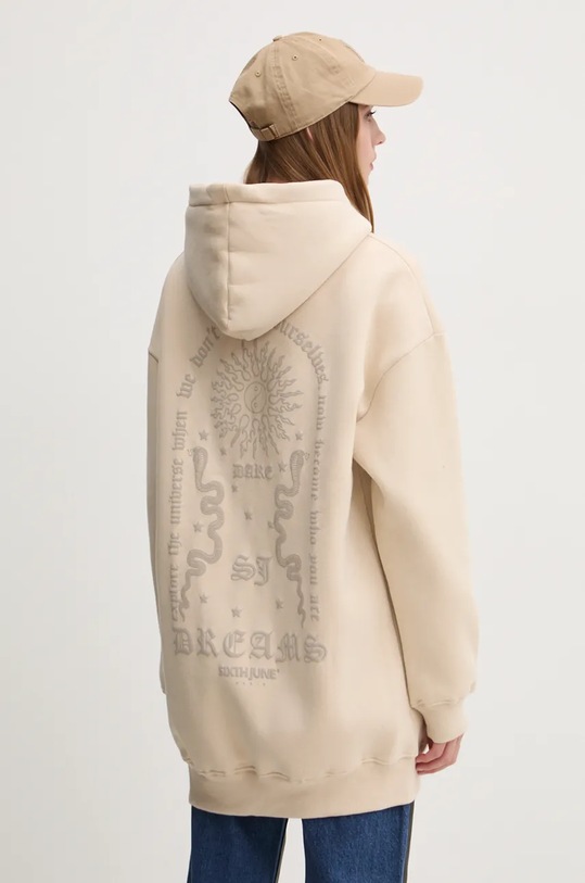 Mikina Sixth June s kapucí béžová 33632.