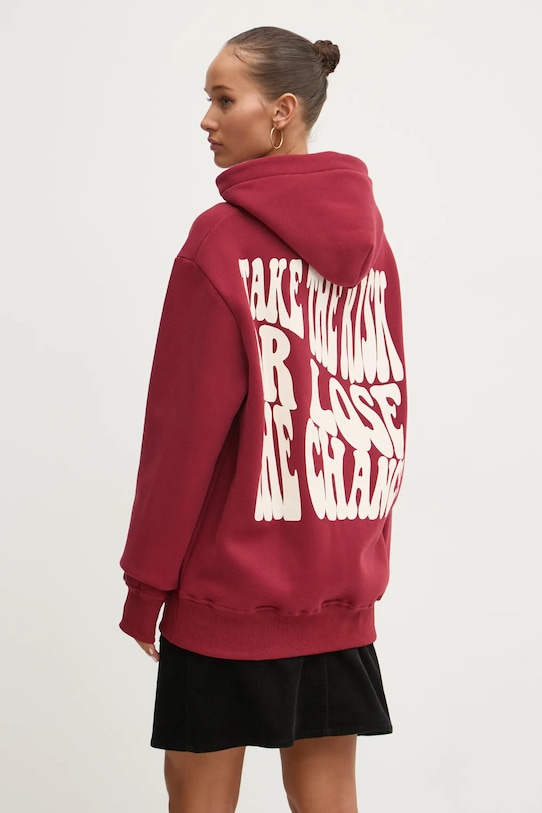 Mikina Sixth June 34402 burgundské AW24