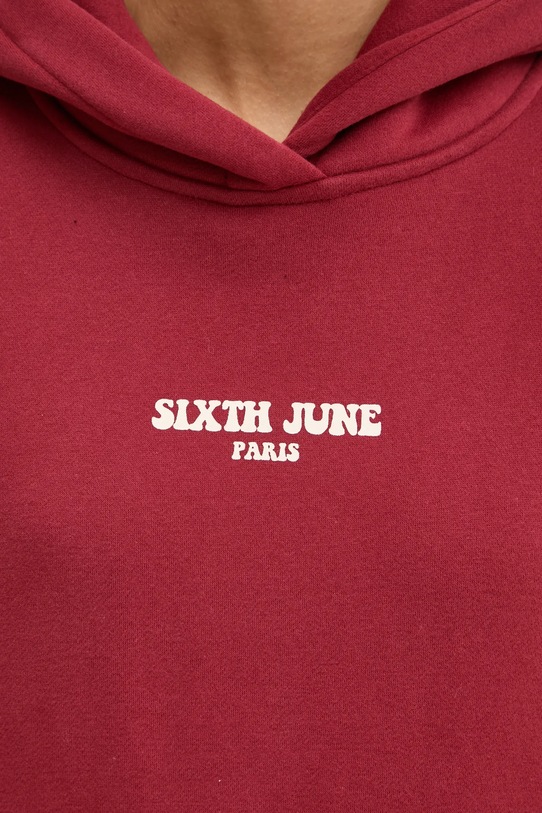 Mikina Sixth June 34402 burgundské