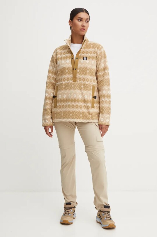 Sportska dukserica Haglöfs Mora Mid 606557 bež AW25