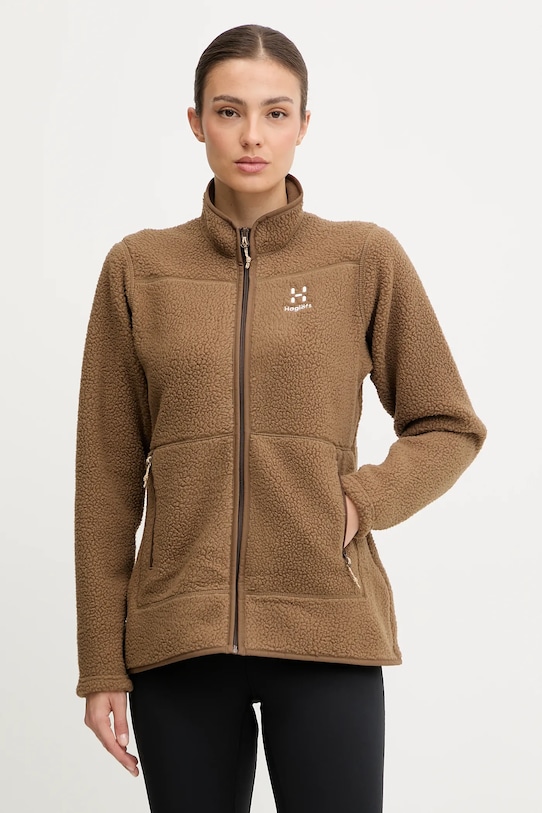 Haglöfs bluza sportowa Mossa Pile zielony 606538