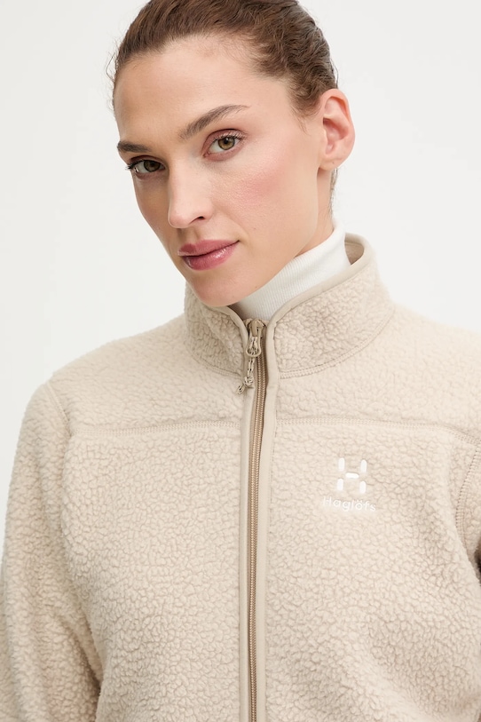 Haglöfs bluza sportowa Mossa Pile beżowy 606538