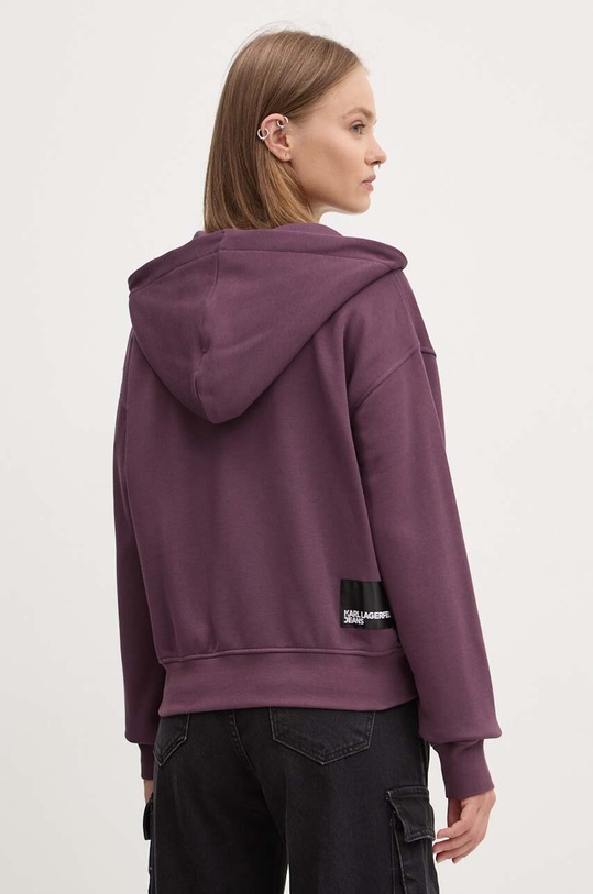 Oblečení Mikina Karl Lagerfeld Jeans 246J1807 fialová
