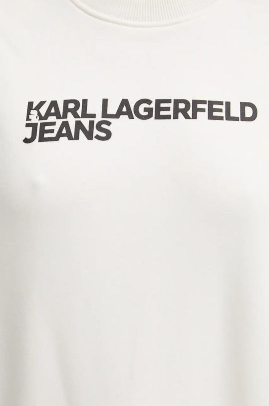 Karl Lagerfeld Jeans felpa 246J1809 bianco