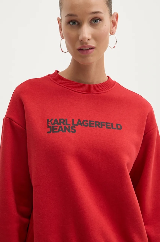 Karl Lagerfeld Jeans bluza czerwony 246J1809