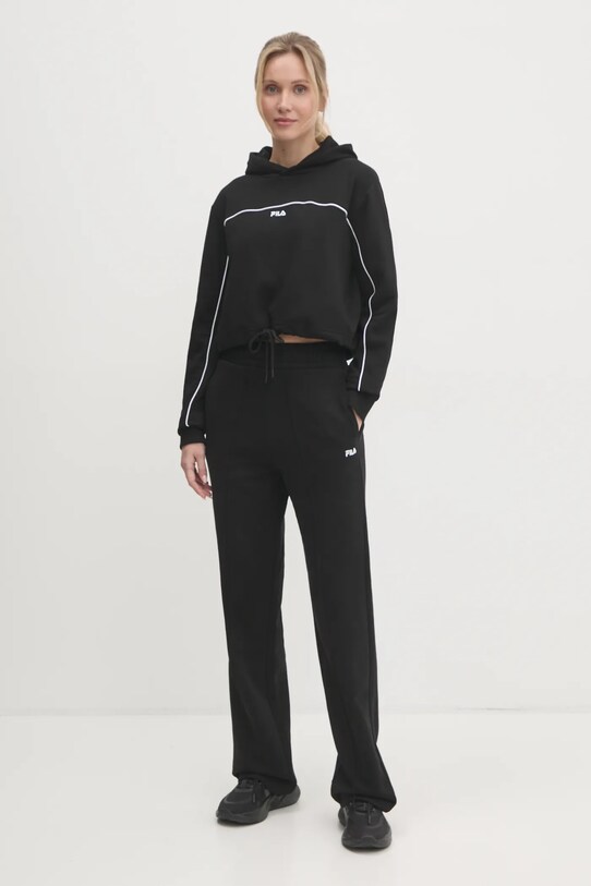 Μπλούζα Fila Laagna FAW0907 μαύρο AW24