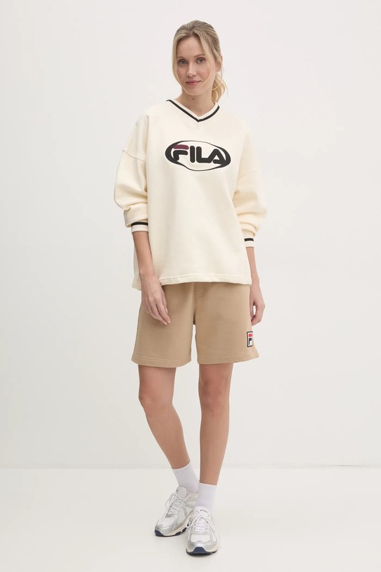 Mikina Fila Langerma FAW0894 béžová AW24