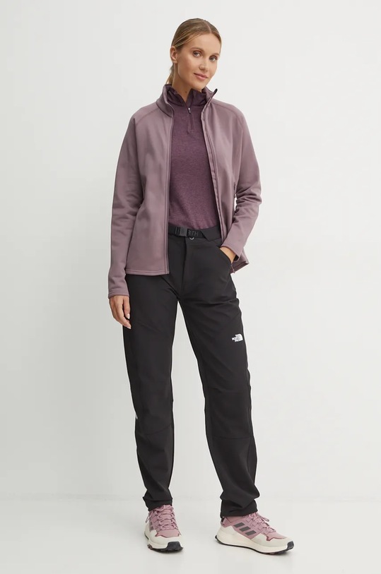 Montane felpa da sport Fury Lite FFULJ17 violetto AW24