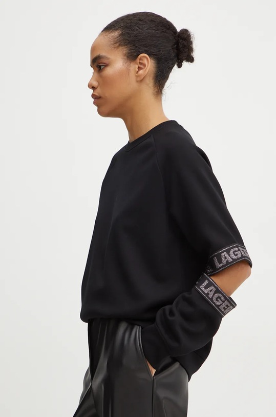 Mikina Karl Lagerfeld černá 246W1802