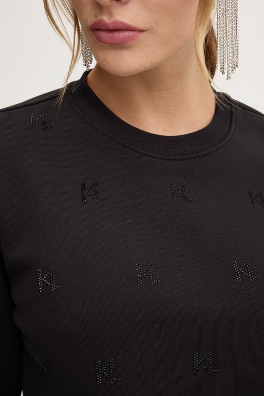 Karl Lagerfeld bluza 246W1804 negru