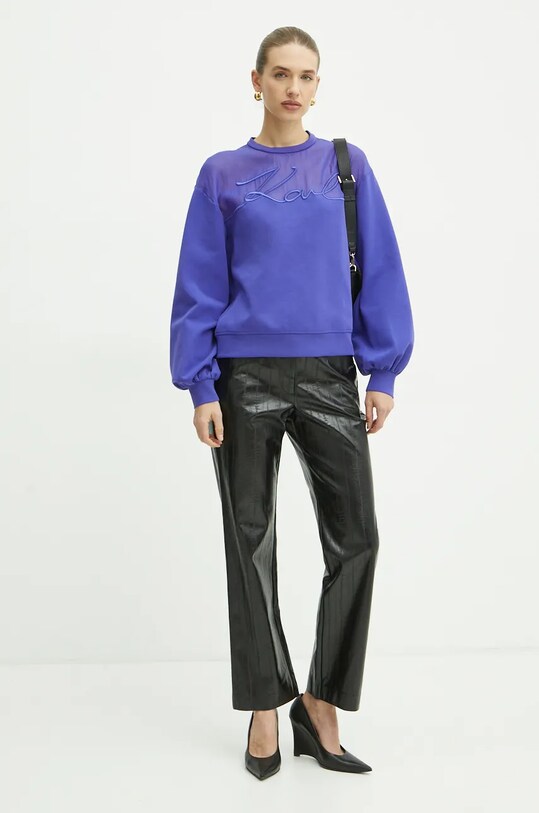 Karl Lagerfeld bluza 246W1806 violet AW24